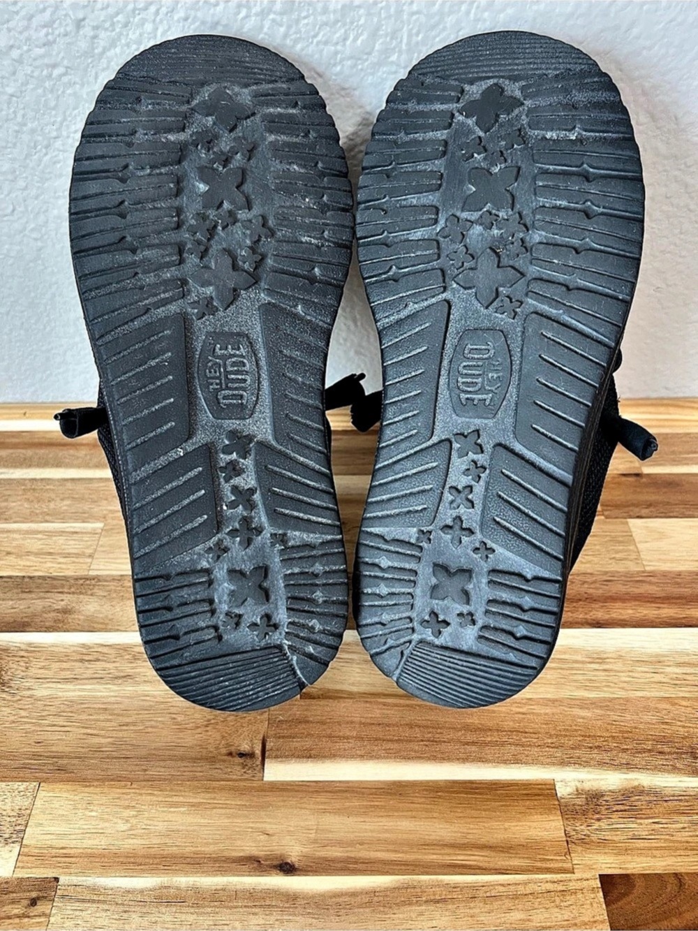 Hey Dude Wally Funk Mono Shade Black Shoes Mens/ Guys US 9 - Picture 7 of 8